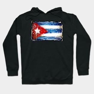 handdrawing cuban flag Hoodie